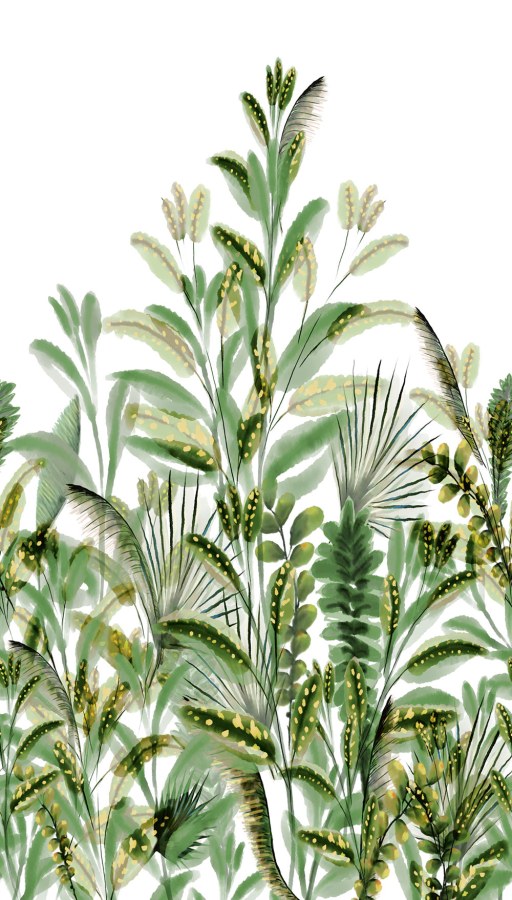 Flis fototapeta za zid, biljke, listovi, A59502, One roll, one motif 2, Grandeco | Ljepilo besplatno