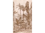 Flis fototapeta za zid, safari, palme, listovi, A53501, One roll, one motif 2, Grandeco | Ljepilo besplatno Grandeco
