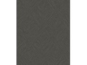 Flis tapeta za zid, smeđa, geometrijska, PW3009, Precious Weaves, Grandeco | Ljepilo besplatno Grandeco