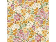 Flis tapeta za zid, narančasta, cvijeće, A80501, Inia, Grandeco | Ljepilo besplatno