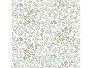 Flis tapeta za zid, zeleno-plava, grančice, A78803, Inia, Grandeco | Ljepilo besplatno