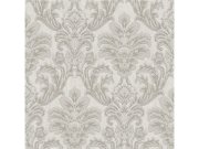 Klasična flis tapeta za zid, siva, damast uzorak, A63703, Grandeco | Ljepilo besplatno Grandeco