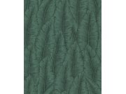Zelena flis tapeta s listovima, CU3207, Cumaru, Grandeco | Ljepilo besplatno