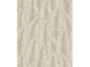 Zeleno-krem flis tapeta s listovima, CU3203, Cumaru, Grandeco | Ljepilo besplatno