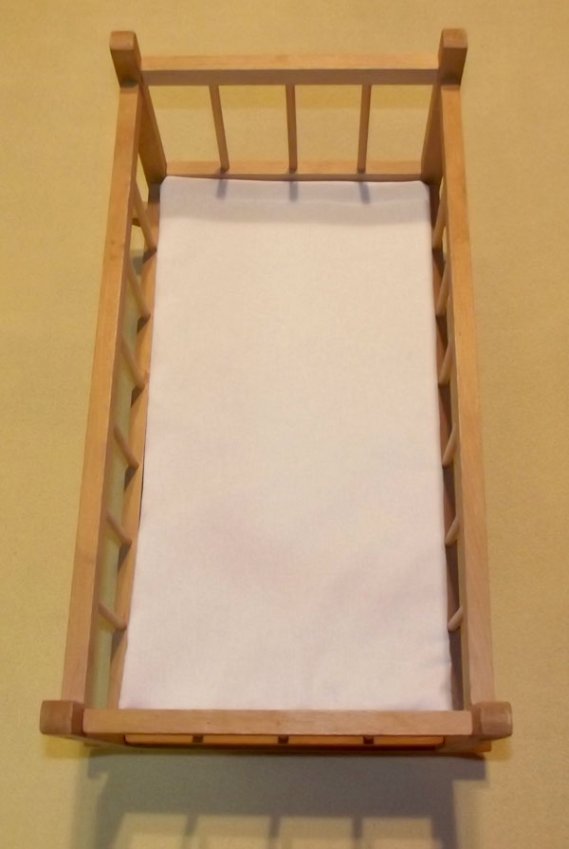Madraci za dječji krevetić za lutke bijela 50/28 - **madraci za krevetiće**
