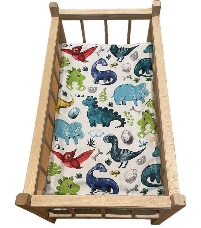 SDS Madraci za dječje krevetiće za lutke Dino Pamuk, punjenje: Poliester, 50/28 cm - **madraci za krevetiće**