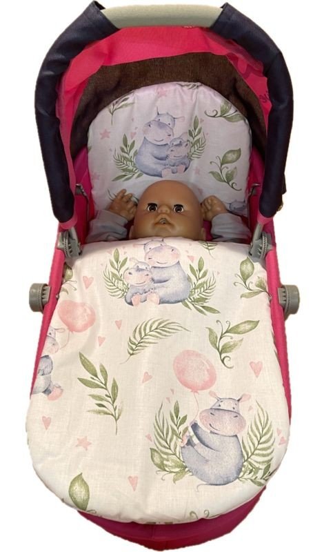 SDS deke za kolica za lutke Hrošíci baby Pamuk, punjenje: Poliester, 1x 27x40 cm / 25x20 cm - **peřinky do KOČÁRKU** → **pokrivači u KOLICA**