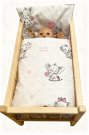 SDS Peřinky do postýlky pro panenky Sloníci Bijela Bavlna, výplň: Polyester, 1x 38x44 cm / 28x20 cm Za panenke - **peřinky do POSTÝLKY** → **pernice u krevetiće**
