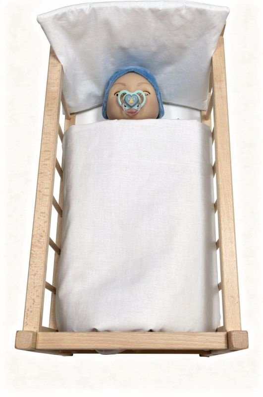 SDS Peřinky do postýlky pro panenky Bijela Bavlna, výplň: Polyester, 1x 38x44 cm / 28x20 cm - **peřinky do POSTÝLKY** → **pernice u krevetiće**