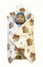 SDS Rychlozavinovačka pro panenky Medvědí rodinka Bavlna, výplň: Polyester, 1x 60x60 cm Za panenke - **brzopreklopke**