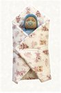SDS Rychlozavinovačka pro panenky Aloha Bavlna, výplň: Polyester, 1x 60x60 cm Za panenke - **brzopreklopke**
