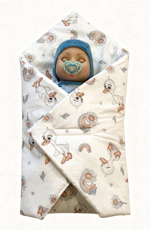 SDS Rychlozavinovačka pro panenky Káčátko Bavlna, výplň: Polyester, 1x 60x60 cm - **brzopreklopke**