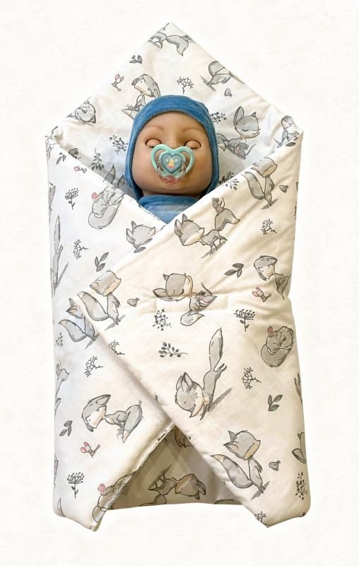 SDS Rychlozavinovačka pro panenky Lištičky Bavlna, výplň: Polyester, 1x 60x60 cm