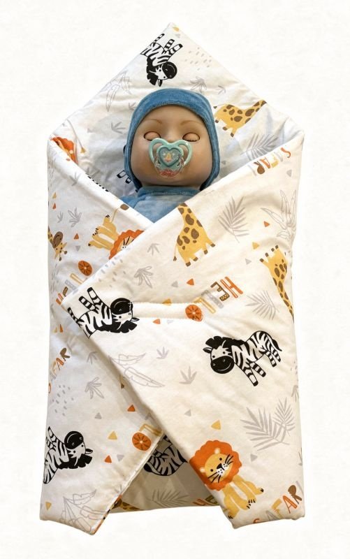 SDS Rychlozavinovačka pro panenky Safari Bavlna, výplň: Polyester, 1x 60x60 cm