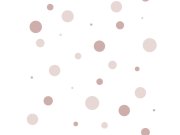 Dječja flis tapeta s ružičastim točkice, 14824, Happy, Parato | Ljepilo Gratis Parato by Cristiana Masi
