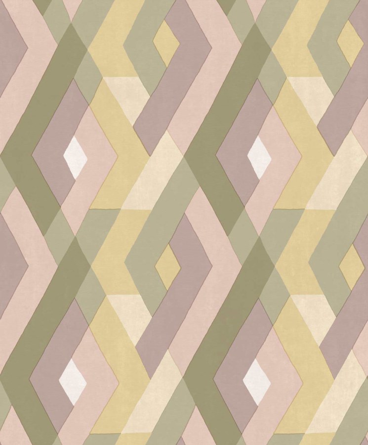 Geometrijska flis tapeta za zid, 2031, Rio, Parato by Cristiana Masi | Ljepilo Gratis - Parato by Cristiana Masi