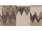 Geometrijska flis tapeta za zid, bež, smeđa, imitacija tkanine, 6679, Metamorphosis, Parato by Cristiana Masi | Ljepilo Gratis