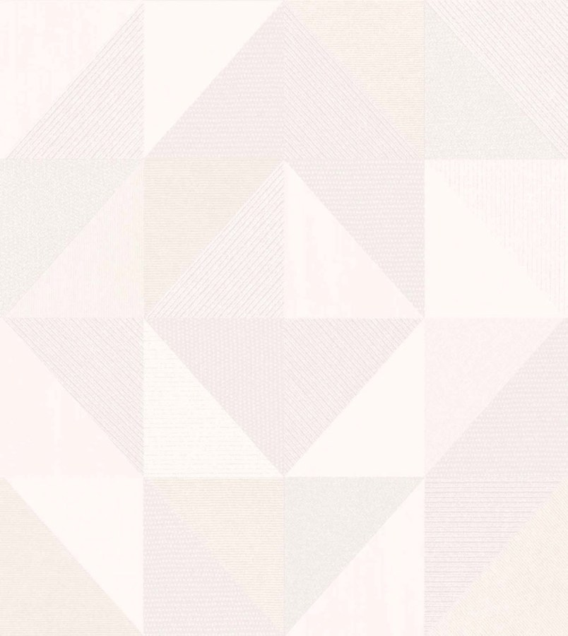 Geometrijska flis tapeta za zid, bijelo-krem, 32410, Vitalis, Parato by Cristiana Masi | Ljepilo Gratis