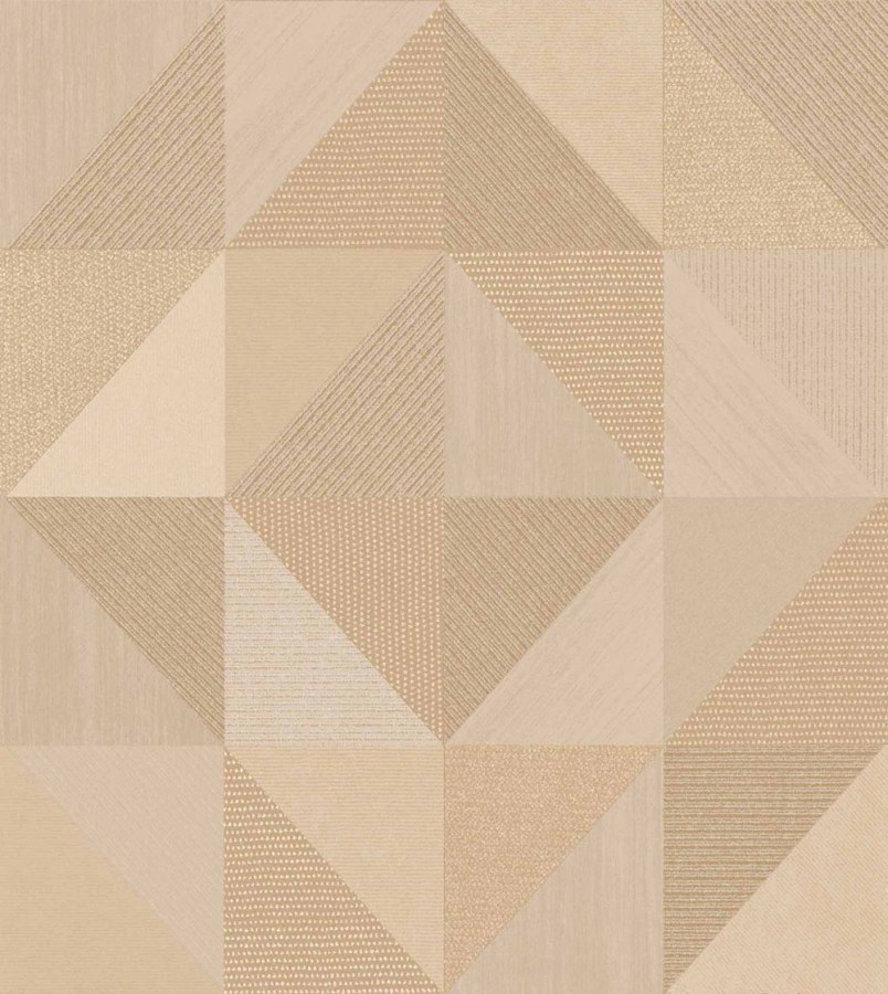 Geometrijska flis tapeta za zid, smeđe-bež, 32413, Vitalis, Parato by Cristiana Masi | Ljepilo Gratis