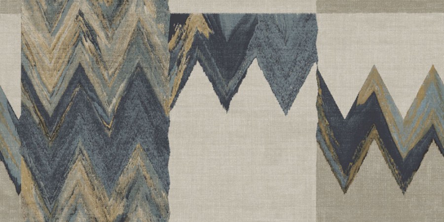 Geometrijska flis tapeta za zid, plava, siva, imitacija tkanine, 6676, Metamorphosis, Parato by Cristiana Masi | Ljepilo Gratis