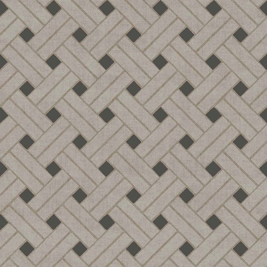 Geometrijska flis tapeta za zid, sivo-crna, 32429, Vitalis, Parato by Cristiana Masi | Ljepilo Gratis