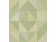 Geometrijska flis tapeta za zid, zelena, 32415, Vitalis, Parato by Cristiana Masi | Ljepilo Gratis Parato by Cristiana Masi