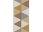 Geometrijska flis tapetna bordura za zid, sivo-bež, B39093, Arché, Cristiana Masi by Parato | Ljepilo Gratis Parato by Cristiana Masi