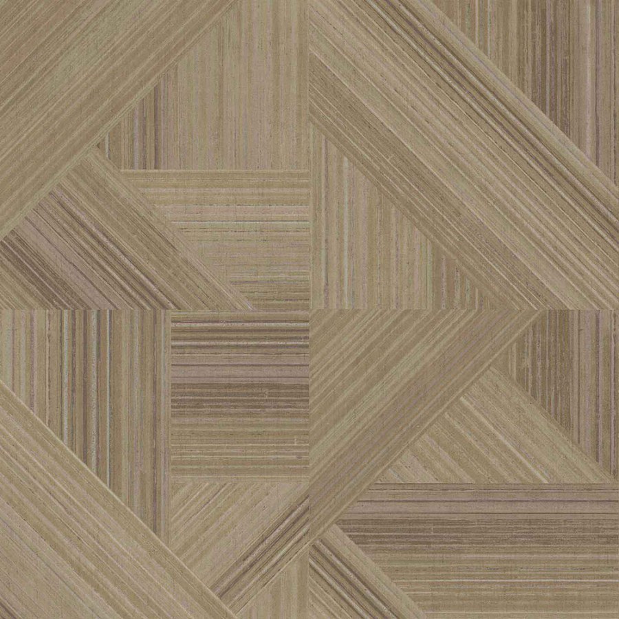 Smeđa geometrijska flis tapeta za zid, 43843, Terra, Cristiana Masi by Parato | Ljepilo Gratis