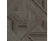 Smeđe-siva geometrijska flis tapeta za zid, 43849, Terra, Cristiana Masi by Parato | Ljepilo Gratis