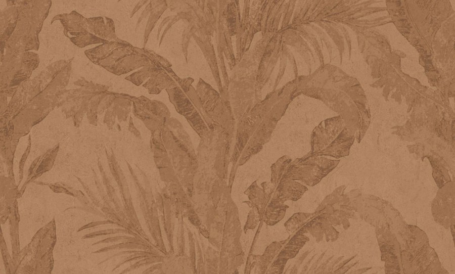 Luksuzna flis tapeta za zid, brončana, smeđa, lišće, imitacija dekorativne žbuke, 6604, Metamorphosis, Parato by Cristiana Masi | Ljepilo Gratis