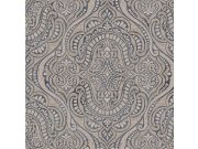 Luksuzna flis tapeta za zid, plavo-bež, dvorska, 42216, Aura, Cristiana Masi by Parato | Ljepilo Gratis