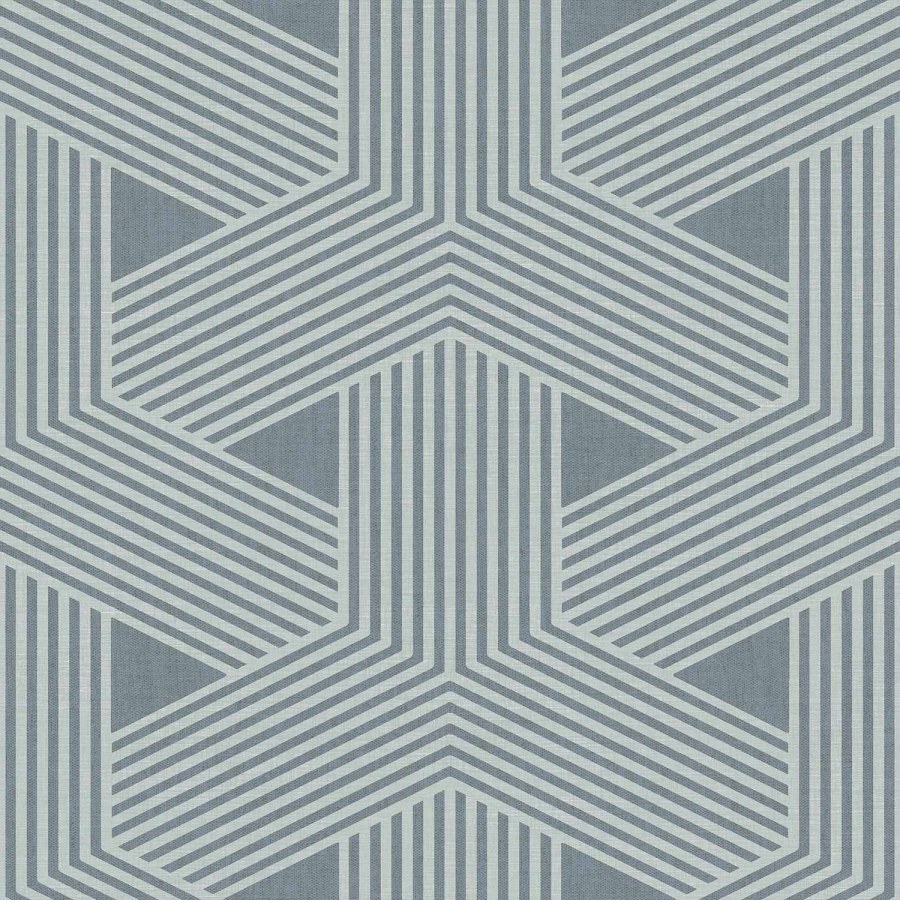 Plava flis tapeta za zid, geometrijski uzorak, 30133, Energie, Cristiana Masi by Parato | Ljepilo Gratis - Parato by Cristiana Masi