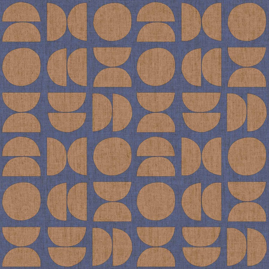 Plava flis tapeta za zid, geometrijski uzorak, 30158, Energie, Cristiana Masi by Parato | Ljepilo Gratis - Parato by Cristiana Masi