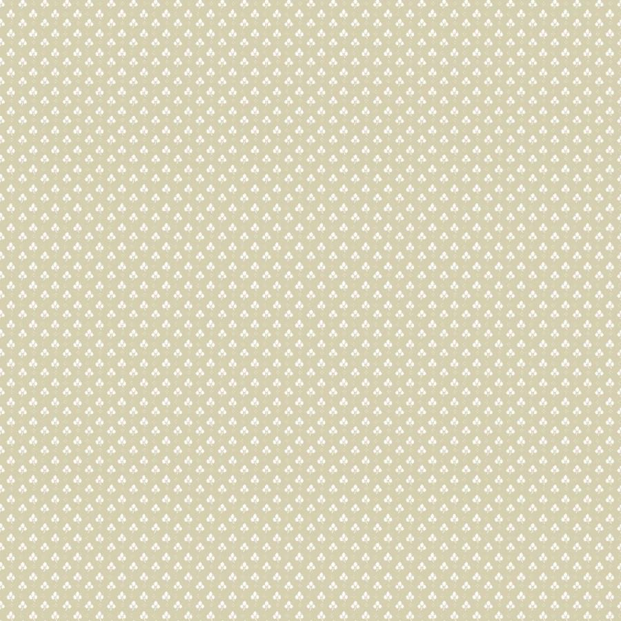 Oker flis tapeta za zid s bijelim listićima, 12362, Fiori Country, Parato | Ljepilo Gratis - Parato by Cristiana Masi