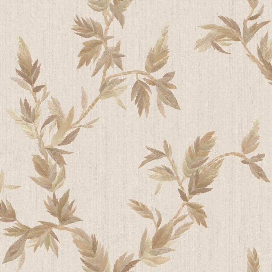 Flis tapeta za zid, bež, lišće, 35914, Ornamenta, Parato by Cristiana Masi | Ljepilo Gratis - Parato by Cristiana Masi
