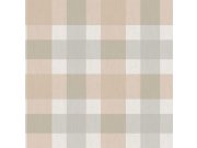 Flis tapeta za zid, bež-plava, imitacija tkanine, 38423, Top Stripes, Parato by Cristiana Masi | Ljepilo Gratis Parato by Cristiana Masi
