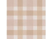 Flis tapeta za zid, bež-ružičasta, imitacija tkanine, 38421, Top Stripes, Parato by Cristiana Masi | Ljepilo Gratis Parato by Cristiana Masi