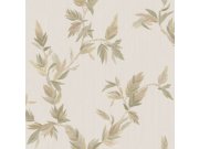 Flis tapeta za zid, bež-zelena, lišće, 35917, Ornamenta, Parato by Cristiana Masi | Ljepilo Gratis