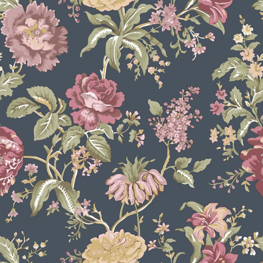Flis tapeta za zid, crna, cvijeće, 8308, Blooming Garden 2, Parato by Cristiana Masi | Ljepilo Gratis