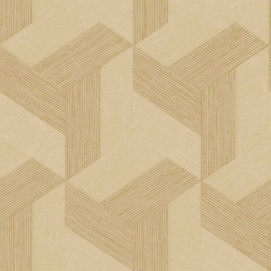 Flis tapeta za zid, geometrijska, bež, 27503, Sintesi, Cristiana Masi by Parato | Ljepilo Gratis