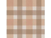 Flis tapeta za zid, smeđa, imitacija tkanine, 38424, Top Stripes, Parato by Cristiana Masi | Ljepilo Gratis Parato by Cristiana Masi