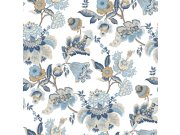 Flis tapeta za zid, plava, cvijeće, 8303, Blooming Garden 2, Parato by Cristiana Masi | Ljepilo Gratis
