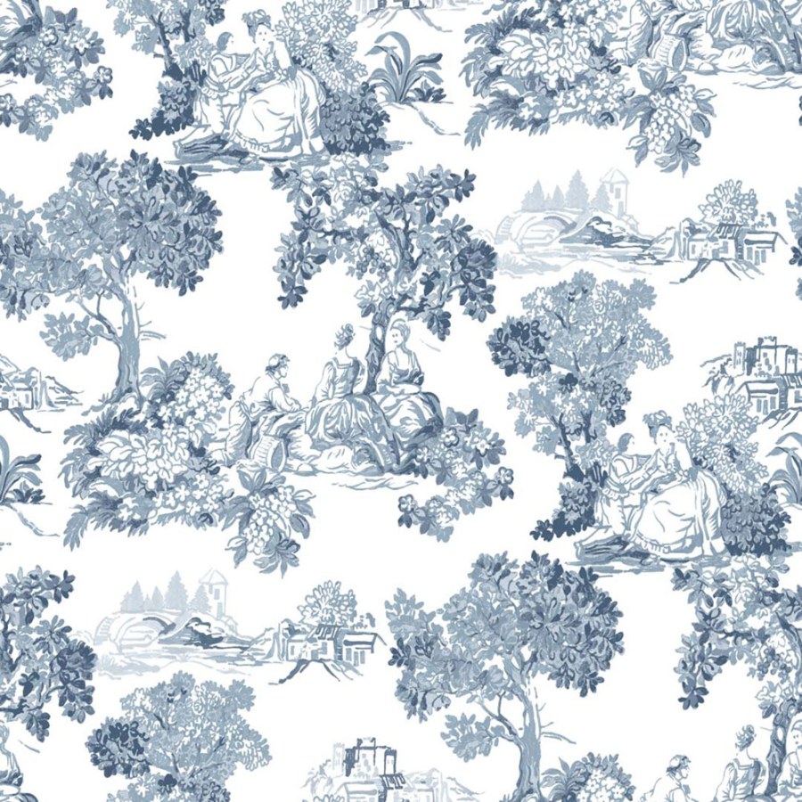 Flis tapeta za zid, plava, romantična, 8342, Blooming Garden 2, Parato by Cristiana Masi | Ljepilo Gratis