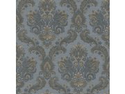Flis tapeta za zid, plava, dvorska, 35946, Ornamenta, Parato by Cristiana Masi | Ljepilo Gratis Parato by Cristiana Masi