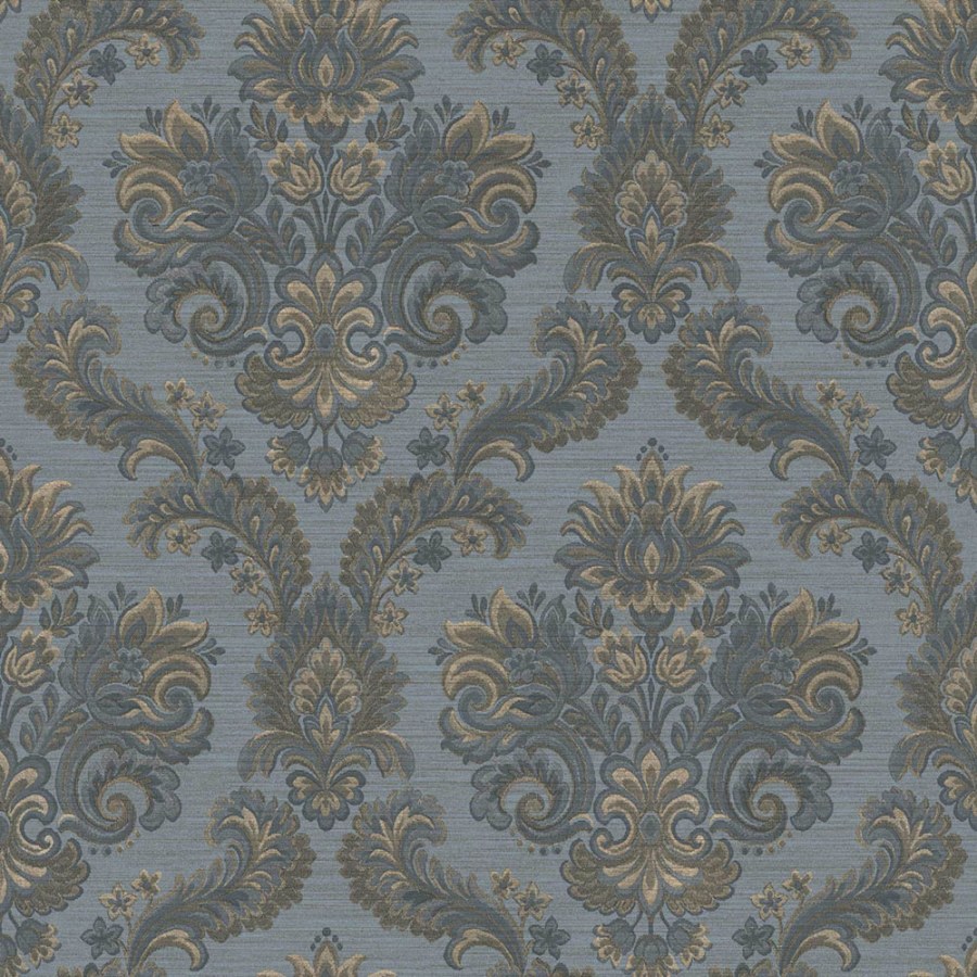 Flis tapeta za zid, plava, dvorska, 35946, Ornamenta, Parato by Cristiana Masi | Ljepilo Gratis - Parato by Cristiana Masi