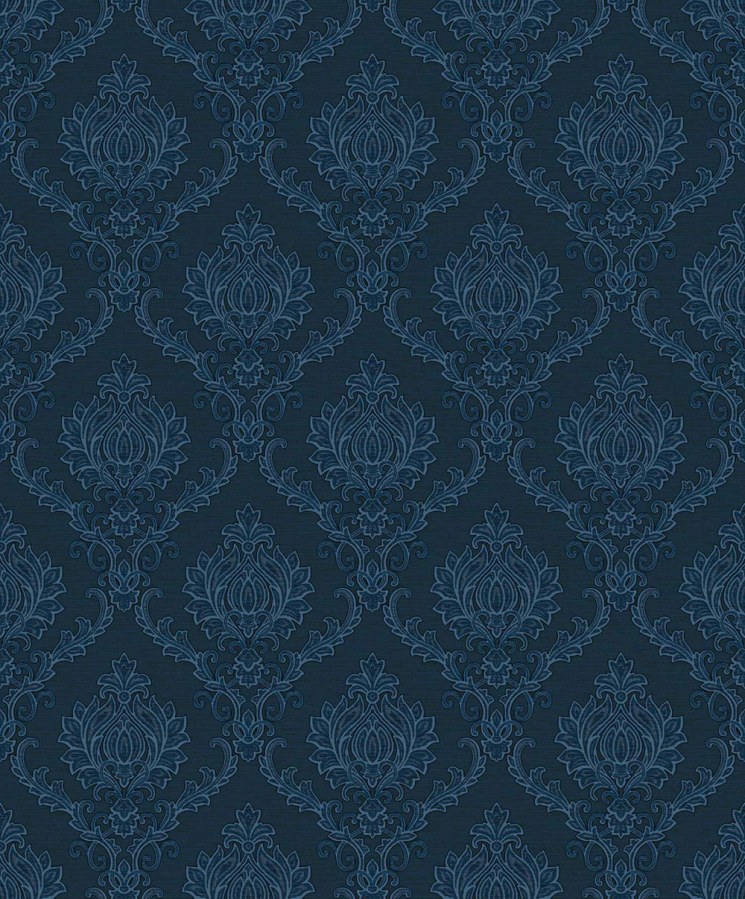 Flis tapeta za zid, plava, dvorski uzorak, 23649, The Best Classic & Elegant, Cristiana Masi by Parato | Ljepilo Gratis