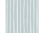 Flis tapeta za zid, plavo-bijela, prugice, 4460, Momi, Parato by Cristiana Masi | Ljepilo Gratis Parato by Cristiana Masi