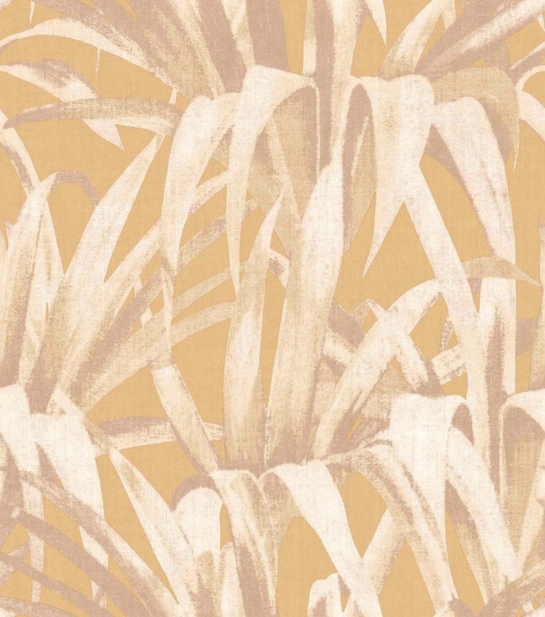 Flis tapeta za zid, oker, lišće, 15523, Botany House, Cristiana Masi by Parato | Ljepilo Gratis - Parato by Cristiana Masi