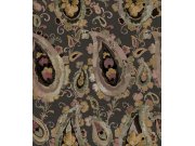 Flis tapeta za zid, ornamenti, smeđa, 39019, Arché, Cristiana Masi by Parato | Ljepilo Gratis