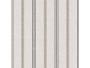 Flis tapeta za zid, sivo-crna, imitacija tkanine, pruge, 38429, Top Stripes, Parato by Cristiana Masi | Ljepilo Gratis Parato by Cristiana Masi